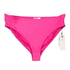 Callia XL‎ Pink Heat High Leg Cheeky Bottom Swimsuit Bikini Bottoms NWT
